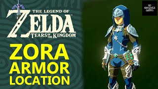 Zelda Tears of Kingdom Zora Armor Locations  Where to Find Zora Armor Greaves Helmet [upl. by Ylim]