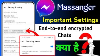 Messenger end to end encrypted  end to end encrypted chats  facebook end to end encrypted chats [upl. by Eelarbed]