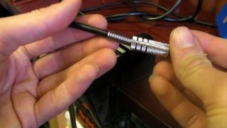 How To Repair  Replace a 635mm to Mini 35mm Headphone Jack Beyer Dynamic DT100 Lead [upl. by Dielu]