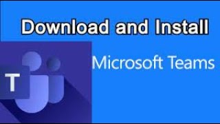 How to download Microsoft Teams on Pc Windows 710881 32 bit 64 bit [upl. by Rj784]