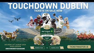 2024 Aer Lingus College Football Classic Tickets On Sale Now [upl. by Theola]