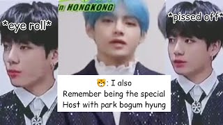 Jungkook cant hide his jealousy TaeKook [upl. by Otreblanauj]