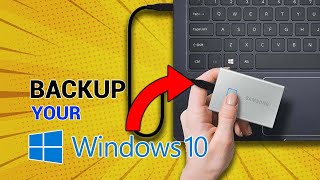 How to Backup windows 10 2022 Back up YOUR PC Back up Windows 10 to external hard drive [upl. by Yauqaj573]