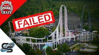 Failed Roller Coasters Hypersonic XLC at Kings Dominion Feat Coaster Studios [upl. by Snah]