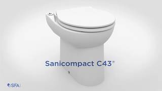 SANIBROYEUR® SANICOMPACT C43  Installatie en werking [upl. by Ahseinat]