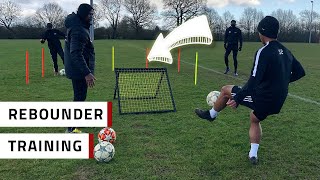 Rebounder Training to Improve Your First Touch in Soccer  Day 10 [upl. by Balduin]