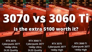 RTX 3070 vs RTX 3060 Ti The Ultimate Comparison [upl. by Nnoj]