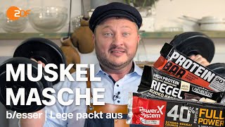 Protein Prahlerei Sebastian entlarvt die teuren EiweißRiegel  Lege packt aus [upl. by Alabaster]