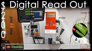 200 Mill DRO 3 axis Digital Readout from banggood Unboxing Instalation Review [upl. by Seira508]