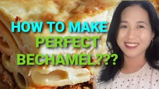 How to make a perfect bechamel  Grace M Official [upl. by Ennaharas]