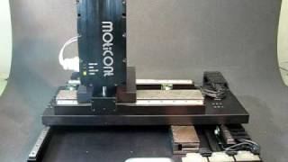 Servo Controlled Three Axis Positioning Gantry System by MOTICONT [upl. by Rosenthal]