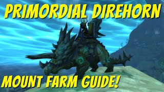 How to get ALL Primordial Direhorn mounts from Zandalari Warbringers [upl. by Audwin]