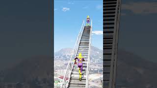 Epic SpiderMan Ragdoll Fails in GTA 5 🕸️ Shorts SpiderMan GTA5 [upl. by Ciardap896]