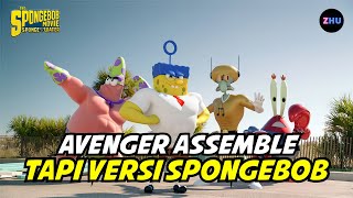 AVENGERS ASSEMBLE VERSI SPONGEBOB  Alur Cerita Spongebob Sponge Out Of Water 2015 [upl. by Aelram]