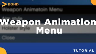 Weapon Animation Menu  FiveM Resource InstallOverview [upl. by Bucella932]