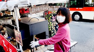 【蜜が溢れる焼き芋】1日300本売る城下町の焼き芋屋台に1日密着！主婦が屋台を開業！早朝から奮闘中！ ＃焼き芋 ＃焼き芋屋台 ＃とろいも屋 ＃小田原市焼き芋 ＃焼き芋小田原市 ＃グルメ ＃屋台 [upl. by Meredi547]