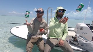 FLY FISHING IN CUBA  BEERS AND BONEFISH BATTLE [upl. by Hayne667]