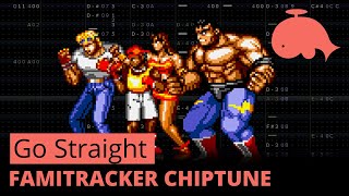 Go Straight  Streets of Rage II  Famitracker 8Bit [upl. by Atiraj981]