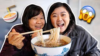 TRYING EVERY PHO IN SAN JOSE Pho Kim Long Pho Ha Noi amp more ft Mom [upl. by Etteniuq]