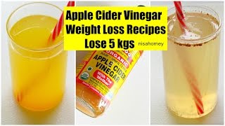 Apple Cider Vinegar For Weight Loss  Lose 5 kgs  Fat Cutter Morning Routine Drink Recipe [upl. by Artimed]