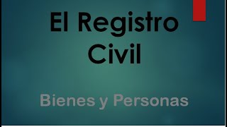 El Registro Civil [upl. by Bibbie]