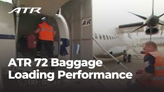 ATR 72 Baggage Loading Performance [upl. by Roland]