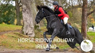 Castle amp Estate Ride  Horse Riding Holidays in Ireland  Globetrotting [upl. by Boleyn518]