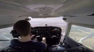 VFR Solo Navigation Flight around the South of Spain LEJR Jerez [upl. by Tatiania]