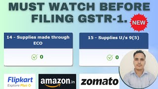 GSTR 1 Updates 2024 Ecommerce Operator Table 14 amp 15 Explained  January 2024  Webtel [upl. by Abram309]