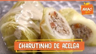 Charutinho de acelga com frango  Rita Lobo  Cozinha Prática [upl. by Reibaj]