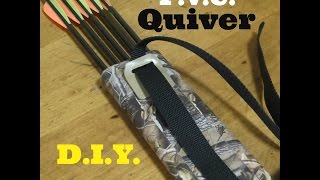 PVC QUIVER IN CAMO  DIY [upl. by Yokoyama]