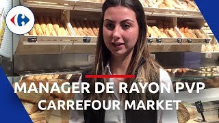 MÉTIER Julie Manager de rayon PVP chez Market  Carrefour en Interne [upl. by Shakespeare520]