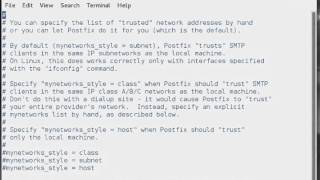 How to configure SMTP POSTFIX MAIL in Linux [upl. by Brieta]