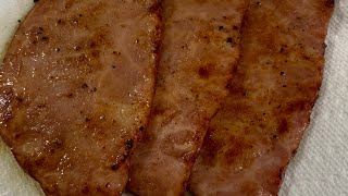 Quick And Easy Way To Cook Ham Steaks [upl. by Weiss130]