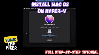 How to install macOS on Hyper V  Full Step by Step Tutorial [upl. by Annayrb]