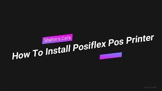 Posiflex Pos Printer Setup for windows  Insource IT [upl. by Briant896]