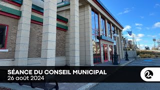 20240826 conseil municipal de RouynNoranda [upl. by Adikram]