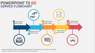 Flowchart with Animation using PowerPoint  Tutorial [upl. by Culberson]