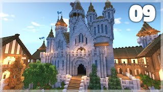 Minecraft How to Build a Medieval Castle  Huge Medieval Castle Tutorial  Part 9 [upl. by Goodspeed433]