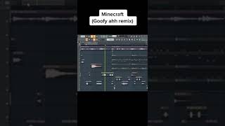 Minecraft Goofy Ahh Remix Credit proddadood on Tiktok shorts minecraft [upl. by Lledra]