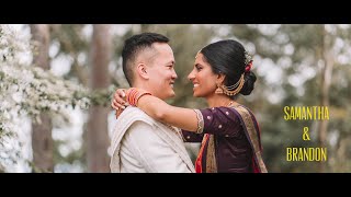 SAMANTHABRANDON  TEA CEREMONY AND HINDU WEDDING BENDOOLEY ESTATE  SPRINGFIELD HOUSE [upl. by Asiret542]