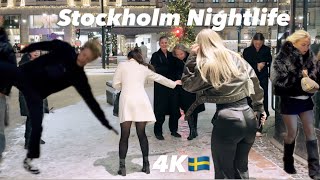 🇸🇪STOCKHOLM NIGHTLIFE 4K – CRAZY NIGHT AT STUREPLAN [upl. by Inafets]