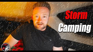 🌧 Hunkering Down in Heavy Morning RAIN  ASMR Overland Adventure  Camp and Cook [upl. by Ailegave869]