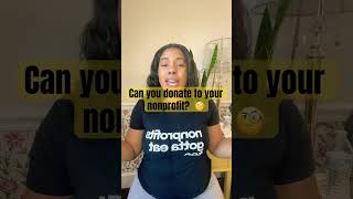 Can you donate to your own nonprofit 501c3 funding businessfunding [upl. by Nomrac720]