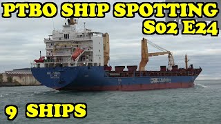 PTBO Ship Spotting S02E24  9 Ships In The Great Lakes [upl. by Birch]