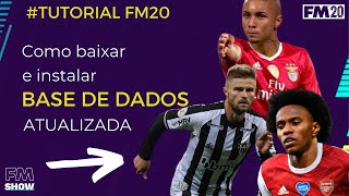 Tutorial FM20  Atualizar as transferênciasbase de dados do FM20  02 [upl. by Ardnuassac]