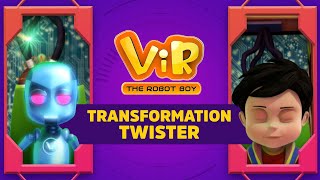 ViR the Robot Boy  Transformation Twister  Action Cartoon Video  Mon  Fri 6 PM  Gubbare TV [upl. by Negah]