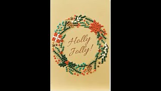 Make Market Christmas Card Holly Jolly [upl. by Enoved451]