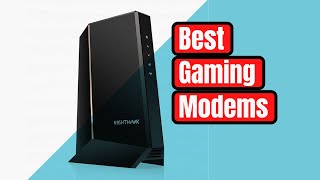 Top 5 Best Modems For Gaming In 2024  Updated   Best Gaming Modems 2024 [upl. by Hsakiv]