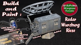 TutorialHow to Paint 172 German Radar quotWurzburg RiesequotPainting GuideBemalung Normandie RadarWW2 [upl. by Nwahsor]